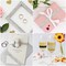 Wrapables 3 Yards Self Adhesive Resin Rhinestone Ribbons, Glittery Bling Tape Strips for DIY Crafts Wedding Party Decoration (3 Rolls), AB Silver